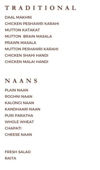 TRADITIONAL DISHES NAAN Coconut Grove