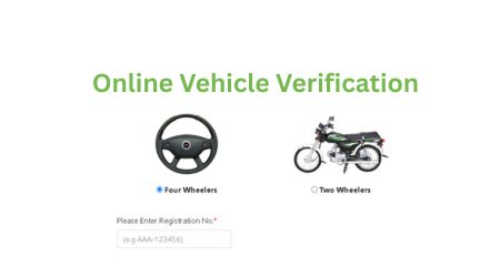 Online Vehicle Verification – Check Sindh Number Plate & Tax